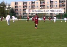 Vítězný gól utkání U-19 FK Pardubice - Sparta