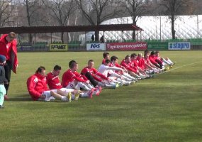 Děkovačka po utkání Pardubice - Vlašim