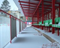 Sníh na našem stadionu, prosinec 2014