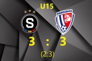 Remíza U15 se Spartou Praha