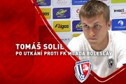 Tomáš Solil na TK po utkání s Boleslaví