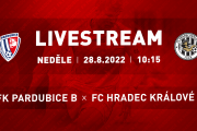 Sledujte nedělní utkání B-týmu v livestreamu