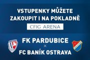 Také ve středu vstupenky na Baník, ale jen na pokladně CFIG Areny